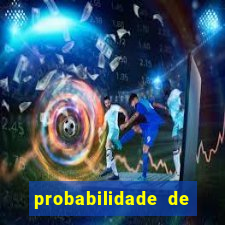 probabilidade de jogos de futebol de hoje